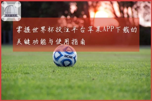 掌握世界杯投注平台苹果APP下载的关键功能与使用指南